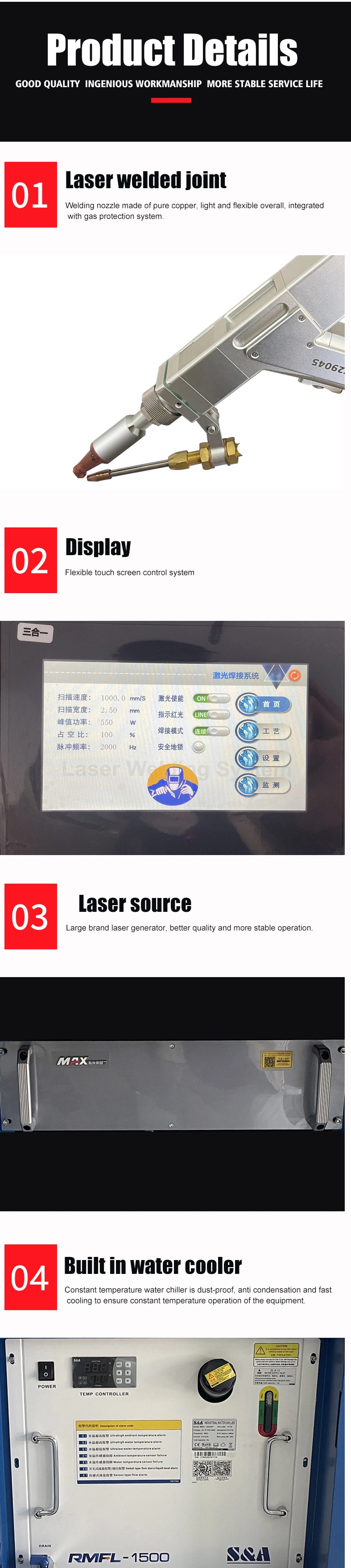 Factory Outlet 1000W 1500W 2000W Handheld Laser Welding Equipment. Now We Are Looking for Agents All Over The World, Welcome to Negotiate Business