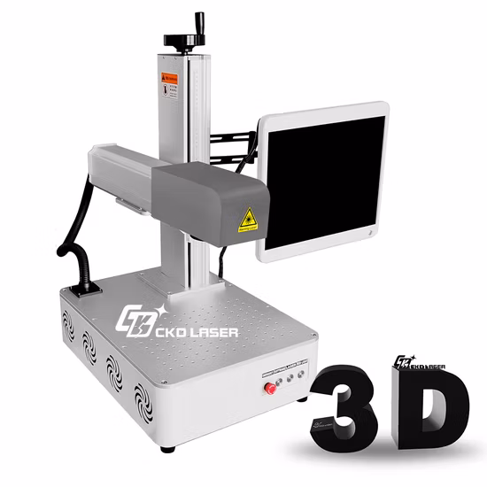 2D/2.5D/3D 50/60/100W Fiber Laser Marking Machine for Metal Engraving Medal Cave Relief Gold Cutting