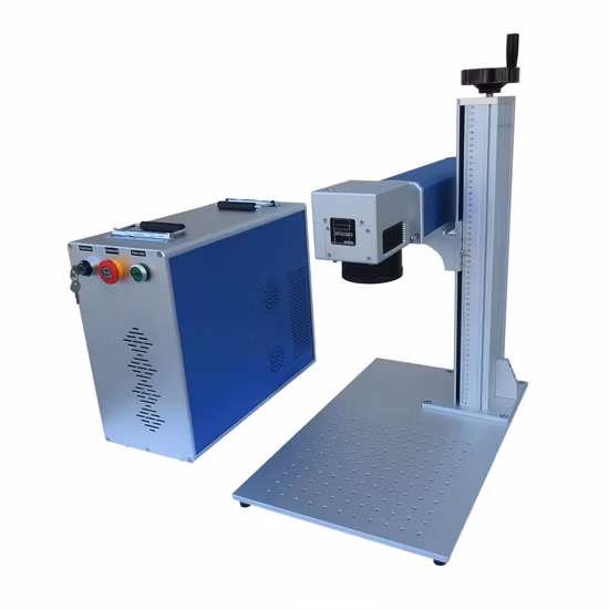 20W 30W 50W 70W 100W Fiber Jewelry Gold Silver Aluminium Stainless Steel Fiber Laser Engraving Marking Machine for Metal