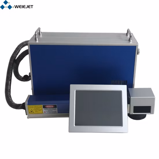 Dk Dlf 20W 30W 50W Fiber Laser Marking Machine Date Code/Label/Logo/Barcode/Qr Code Printer CO2 Laser Fiber Laser Printer for Pet/ Flexible Film Packaging