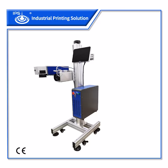 Flying 30 Watt 50W Mini Small Fiber Laser Marking Engraving Machine with CE Certificate for Metal